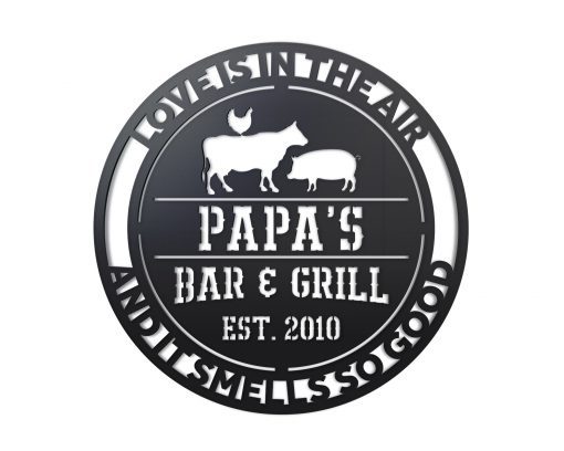 Personalized Bar and grill Sign