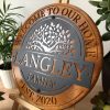 Tree Of Life Family Name Sign