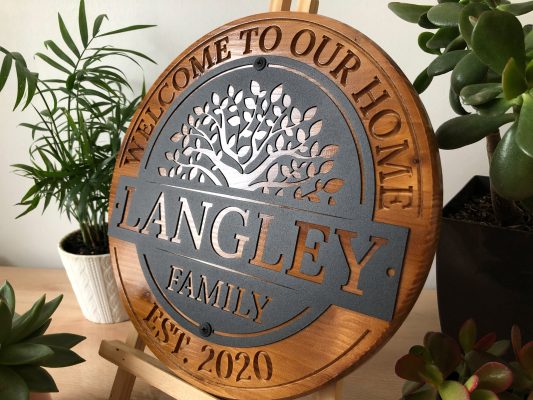 Tree Of Life Family Name Sign