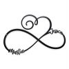 One Line Infinity Love Sign