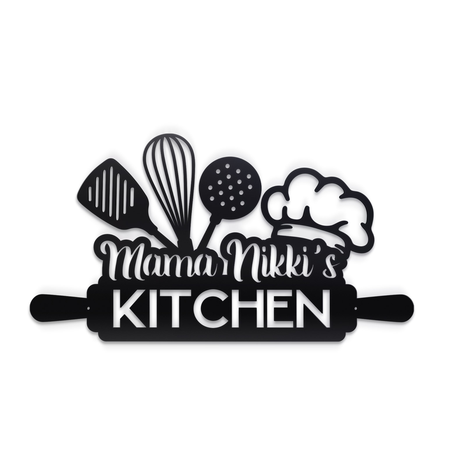 Cloud kitchen logo digital technology Royalty Free Vector