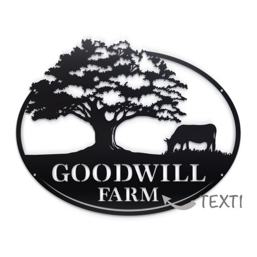 Personalized Farm Name Sign