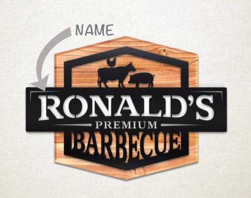 Custom Premium BBQ Sign